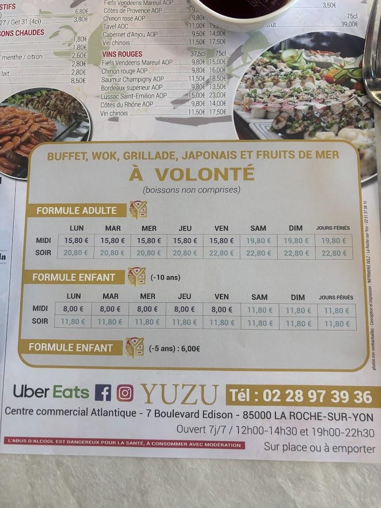 Yuzu - Menu Image 3